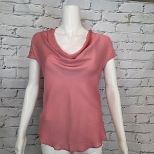 Escada Pink Silk Blouse